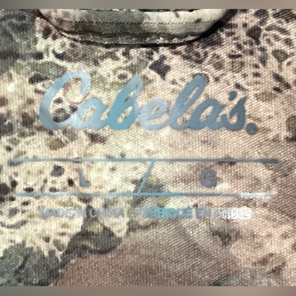 Cabela’s O2 Octane Lightweight Hunting Button Down Camo Shirt Size Large - Picture 4 of 8